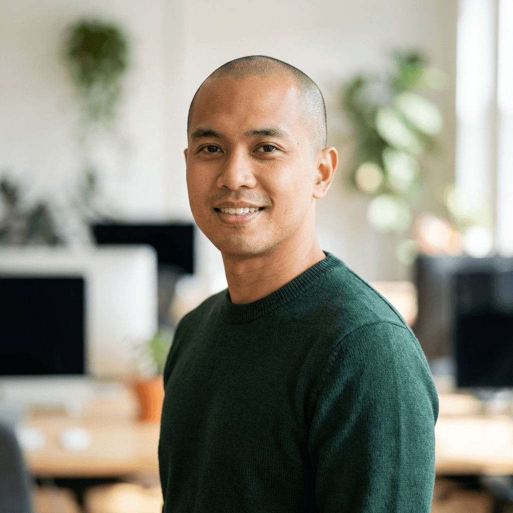 Founder of IFTA Tracker in casual professional attire, smiling